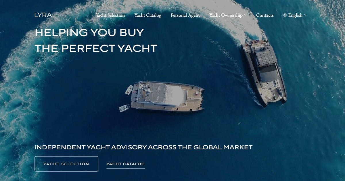 LYRA — a yacht brokerage